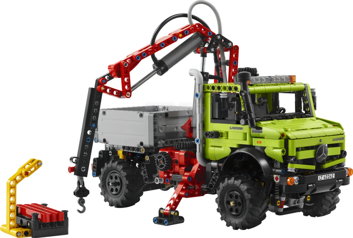 LEGO&reg; 42242 Mercedes-Benz Unimog U 5023 with Crane