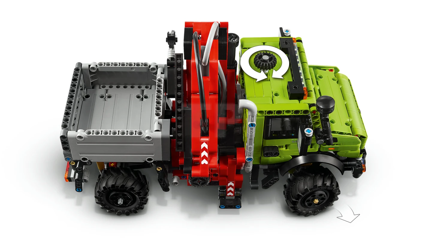 LEGO&reg; 42242 Mercedes-Benz Unimog U 5023 with Crane