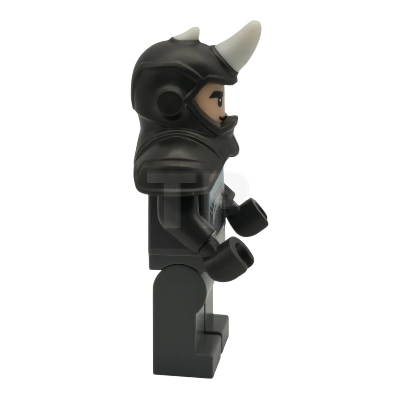 LEGO&reg; sh1106 Rinoceronte - Corazza sulle spalle con corno bianco, zampe grigio-blu scuro