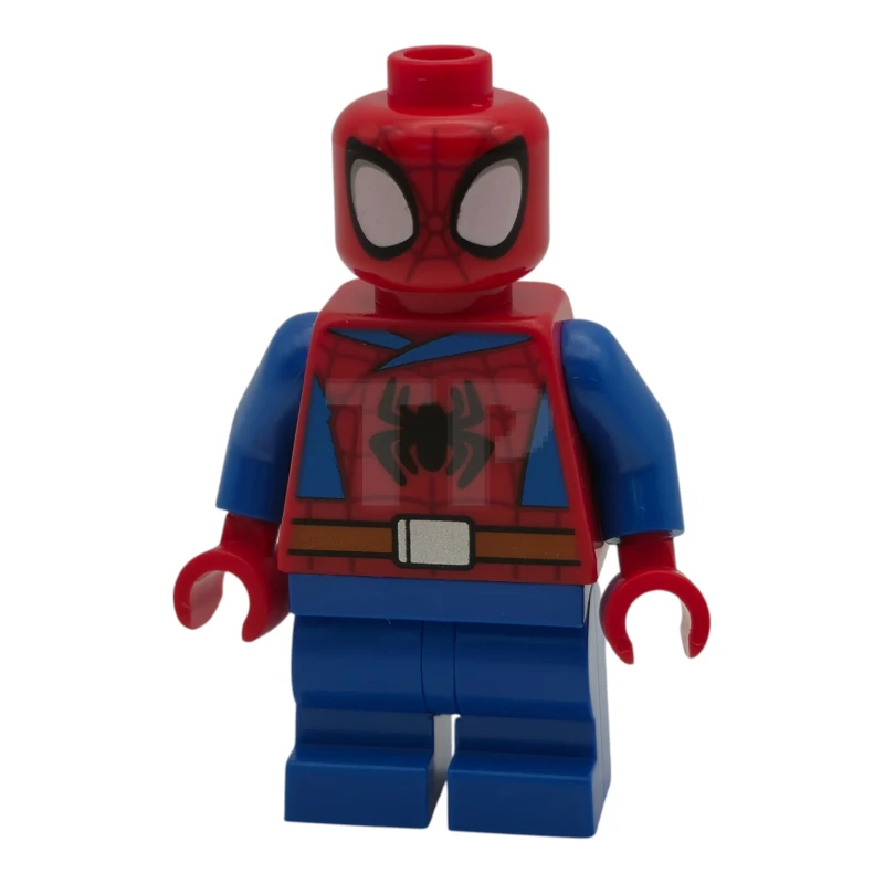 LEGO&reg; sh1105 Spider-Man (Peter 'Spidey' Parker) - Medium Legs, Black Spider Logo, Dark Orange Belt