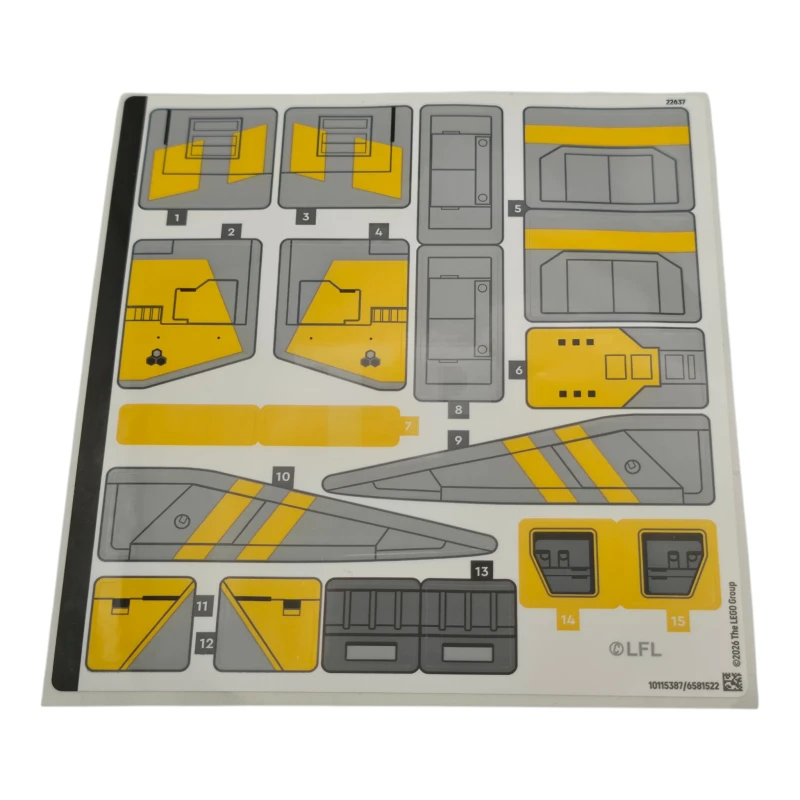 LEGO&reg;  - Sticker Sheet for Set 75447 - (10115387/6581522)