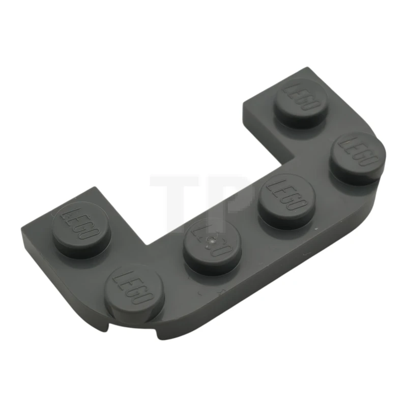 LEGO&reg; 6602847 - 7531 - Placa, esquinas redondeadas, doble de 2 x 4 con un recorte de 1 x 2
