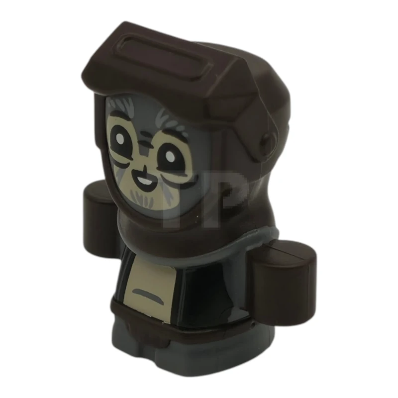 LEGO&reg; sw1524 Anzellan - Dark Brown Hood (6581505)