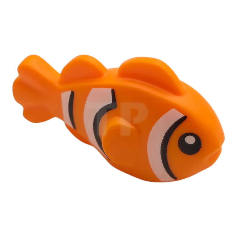 LEGO&reg;  - 8038pb01 - Motif « poisson aux yeux noirs et aux rayures blanches » (poisson-clown)