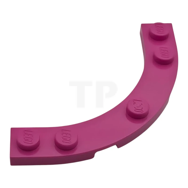 LEGO&reg; 6621056 - 80015 - Plate 5 x 5 Round Corner with 4 x 4 Curved Cutout