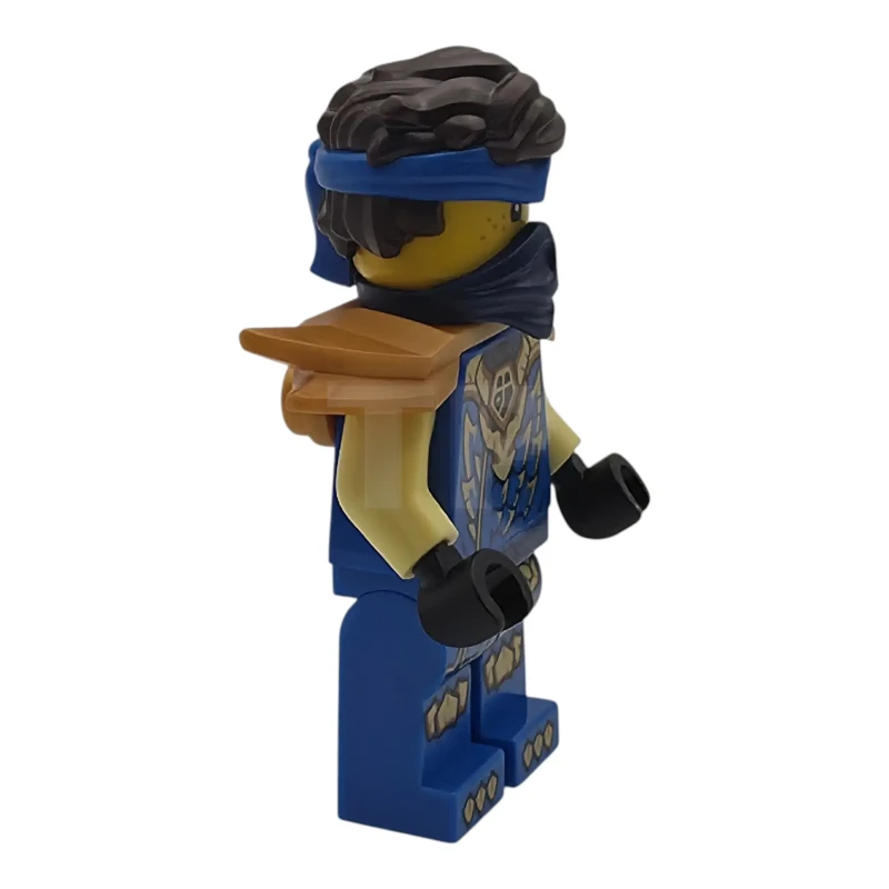 LEGO&reg; njo1073 Jay - Dragons Rising, tunique à tête de dragon, coiffure, larges épaulières dorées ornées de perles