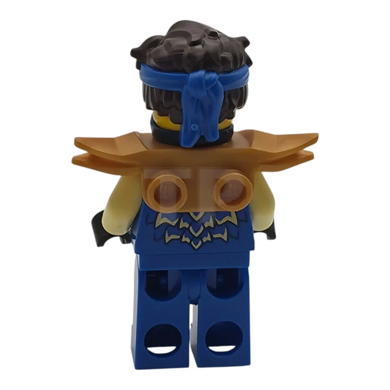 LEGO&reg; njo1073 Jay - Dragons Rising, tunique à tête de dragon, coiffure, larges épaulières dorées ornées de perles