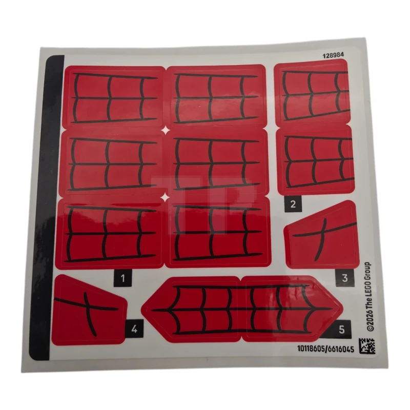 LEGO&reg; 6616045 - Stickervellen voor set 76346 - (10118605/6616045)