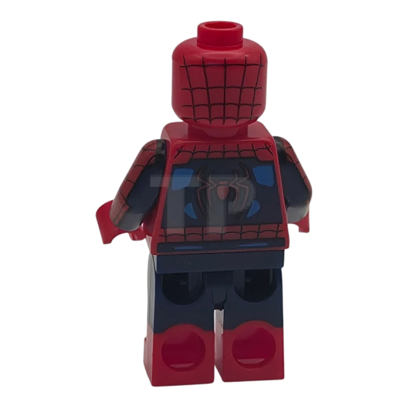 LEGO&reg; sh1134 Spider-Man - Tuta con riflessi azzurro scuro, braccia stampate in blu scuro, stivali rossi