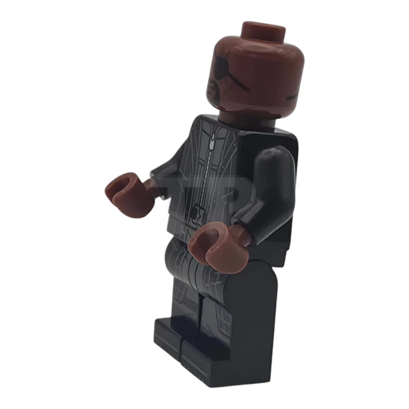 LEGO&reg; sh1133 Nick Fury - Leather Trench Coat, Black Legs
