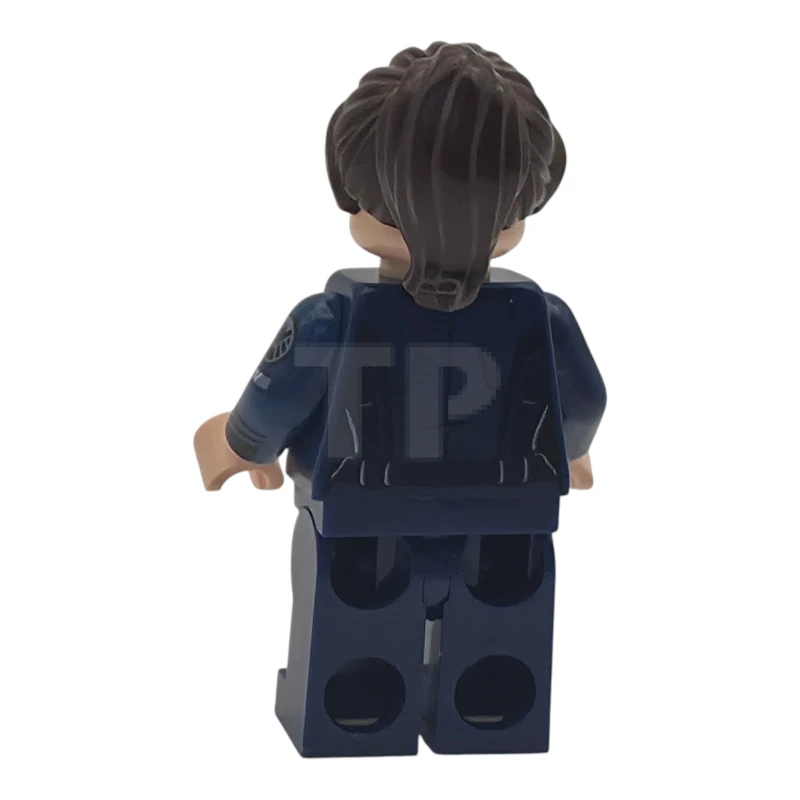 LEGO&reg; sh1129 Maria Hill - Dark Blue Suit, Printed Arms
