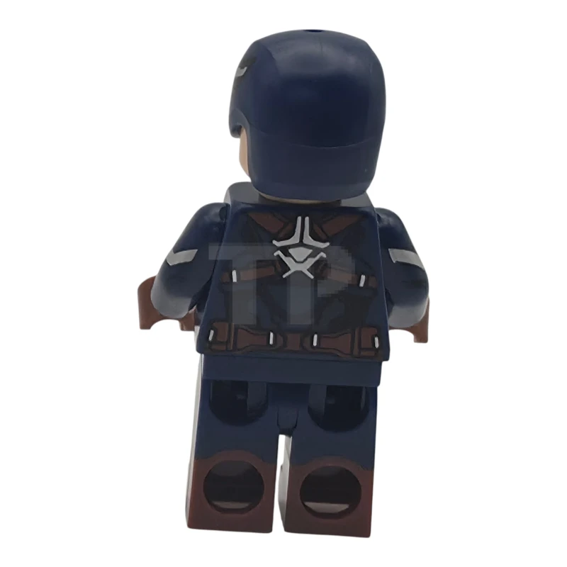 LEGO&reg; sh1128 Captain America - Dark Blue Suit, Printed Arms