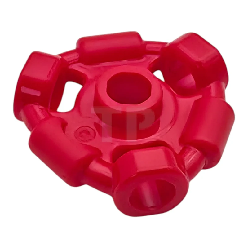 LEGO&reg; 6515586 - 1941 - Minifiguur, Wapenhouderring met 3 staafjes en 3 staafgaten (Ninjago Aeroblade Center) - Open nagel