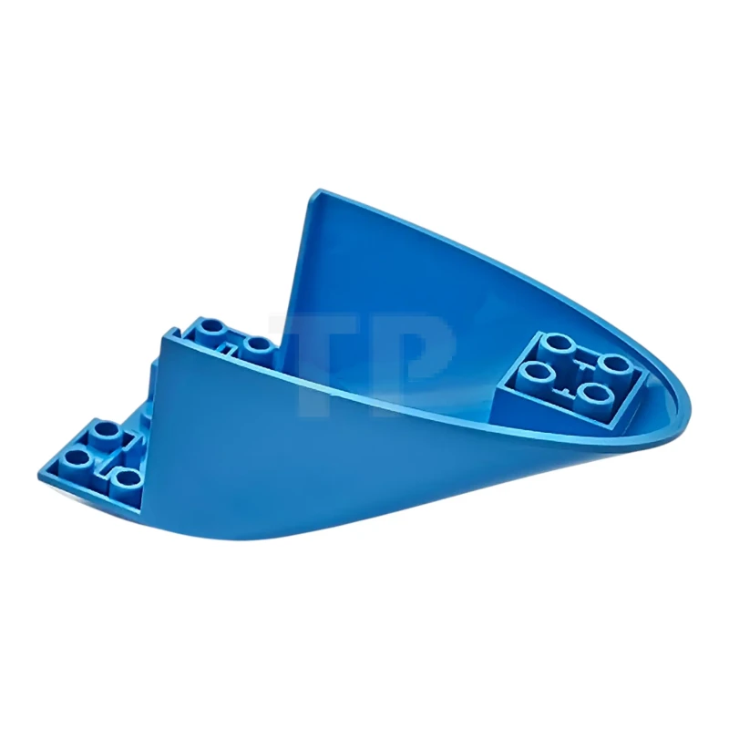 LEGO&reg; 6611437 - 7245 - Aircraft Fuselage Aft Section Curved Bottom 6 x 10 with 2 Pin Holes