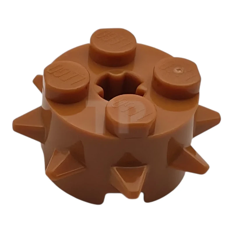 LEGO&reg; 6616053 - 27266 - Brick, Round 2 x 2 with Spikes and Axle Hole