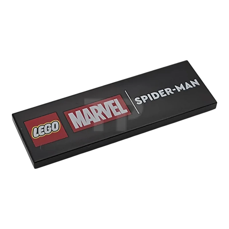 LEGO&reg; 6625286 - 69729pb259 - Tegel 2 x 6 met LEGO Marvel-logo en 'SPIDER-MAN'-patroon