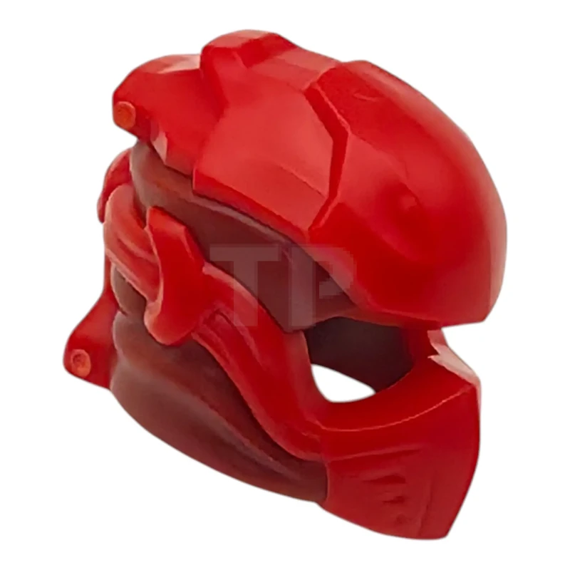 LEGO&reg; 6528557 - 5990pb02 - Minifigure, Headgear Ninjago Wrap Type 10 with Molded Red Armor, Wraps and Knot Pattern