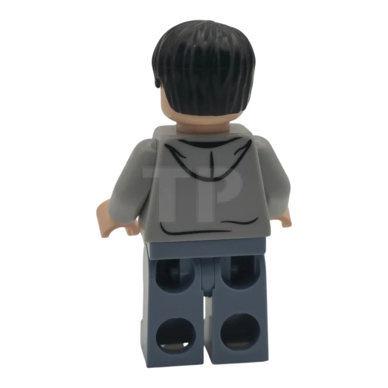 LEGO&reg; hp631 Harry Potter - Light Bluish Gray Hoodie Open, Sand Blue Legs