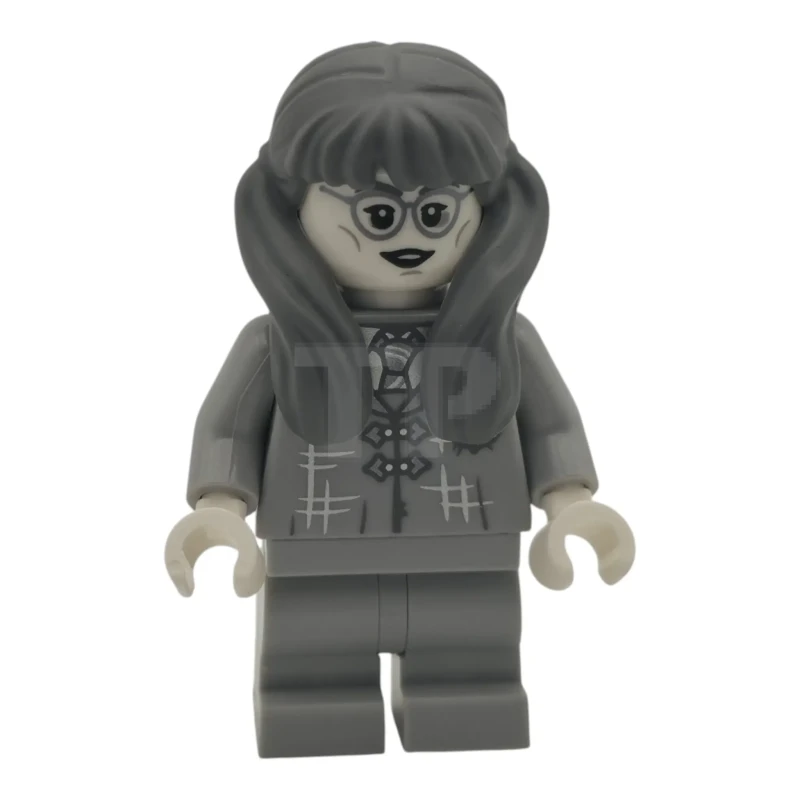 LEGO&reg; hp618 Moaning Myrtle – Light Bluish Gray Robe, Silver Glasses