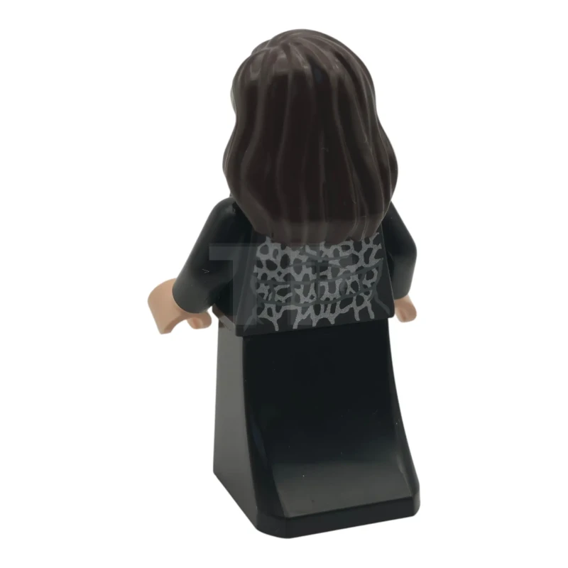 LEGO&reg; hp635 Narcissa Malfoy - Dress with Dark Silver Highlights, Black Skirt, Smile