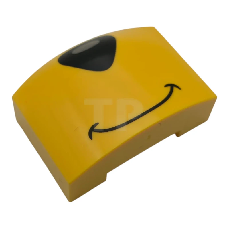 LEGO&reg;  - 5787pb007 - Tile 3 x 4 x 1 1/3 Triple Curved with Nose and Smile Pattern (Dad Face)