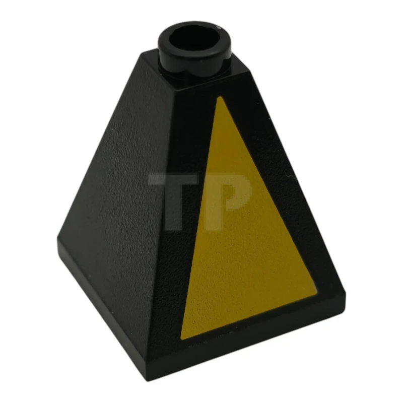 LEGO&reg;  - 3688pb02 - Slope 75° 2 x 2 x 2 Quadruple Convex with Triangle Pattern