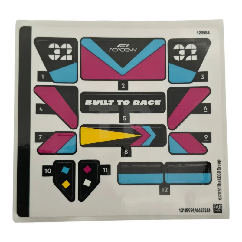 LEGO&reg;  - Sticker for Set 77258