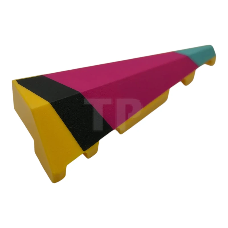 LEGO&reg;  - 3505pb13 - Slope 5 x 2 Wedge Right with Diagonal Panels Pattern