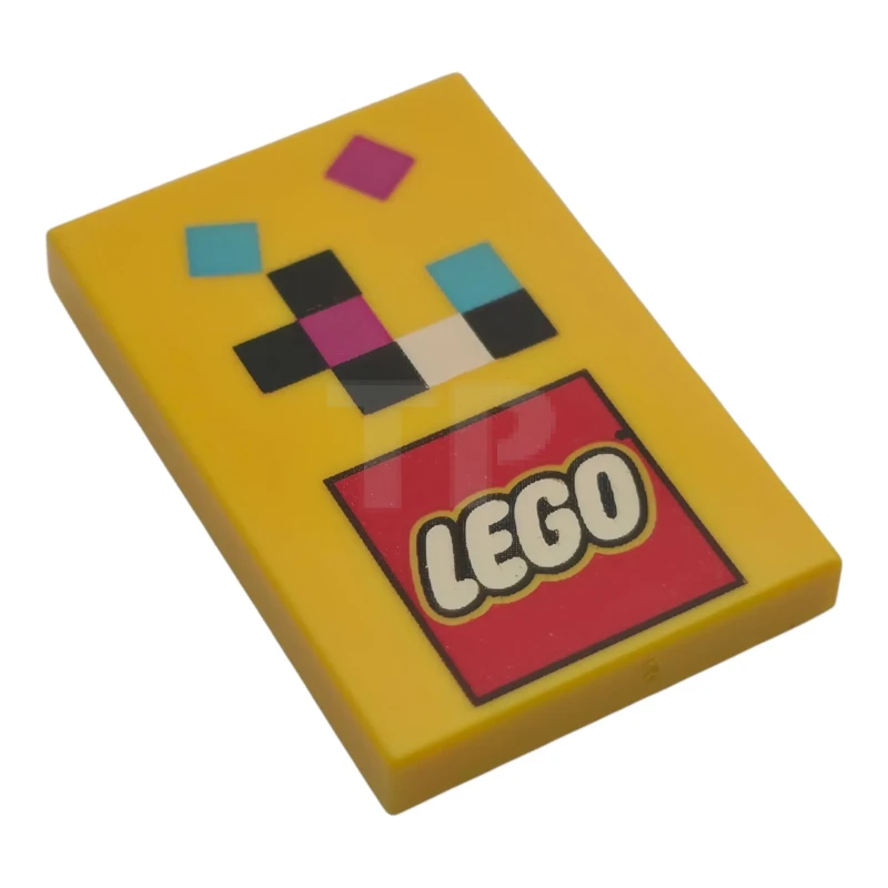 LEGO&reg;  - 26603pb603 - Tile 2 x 3 with LEGO Logo Pattern