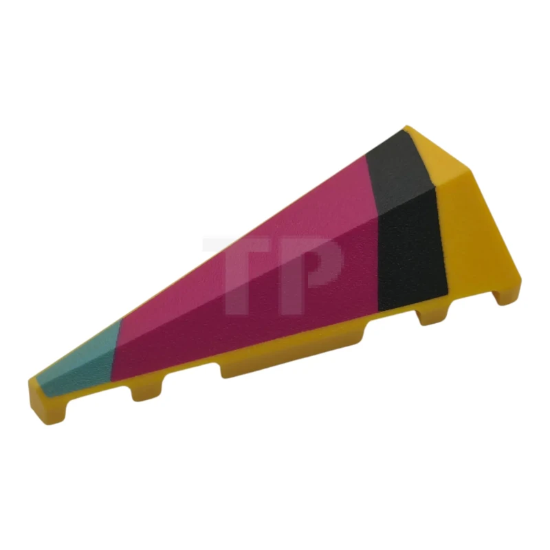 LEGO&reg;  - 3504pb13 - Slope 5 x 3 Wedge Left with Diagonal Panels Pattern