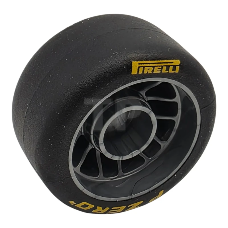 LEGO&reg; 6585411 - 7056pb03 - Wiel, velg met band 24 x 13,4 met pin en 'PIRELLI', 'P ZERO'-patroon