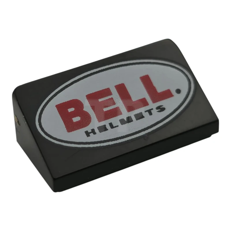 LEGO&reg; 6611345 - 85984pb509 - Dakpan 30° 1 x 2 x 2/3 met 'BELL HELMETS'-logopatroon