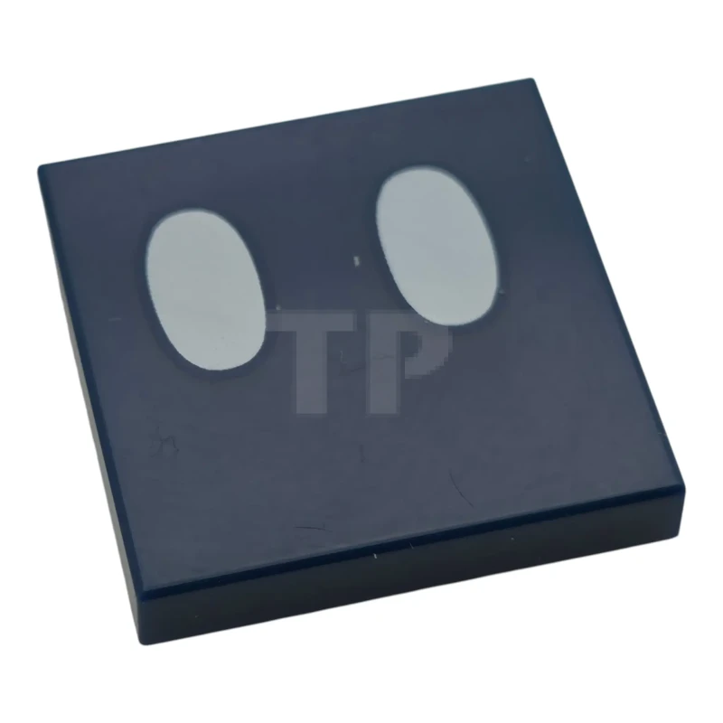 LEGO&reg; 6540235 - 3068pb1367 - Tile 2 x 2 with White Ovals / Eyes Pattern (Super Mario Bob-omb Face)