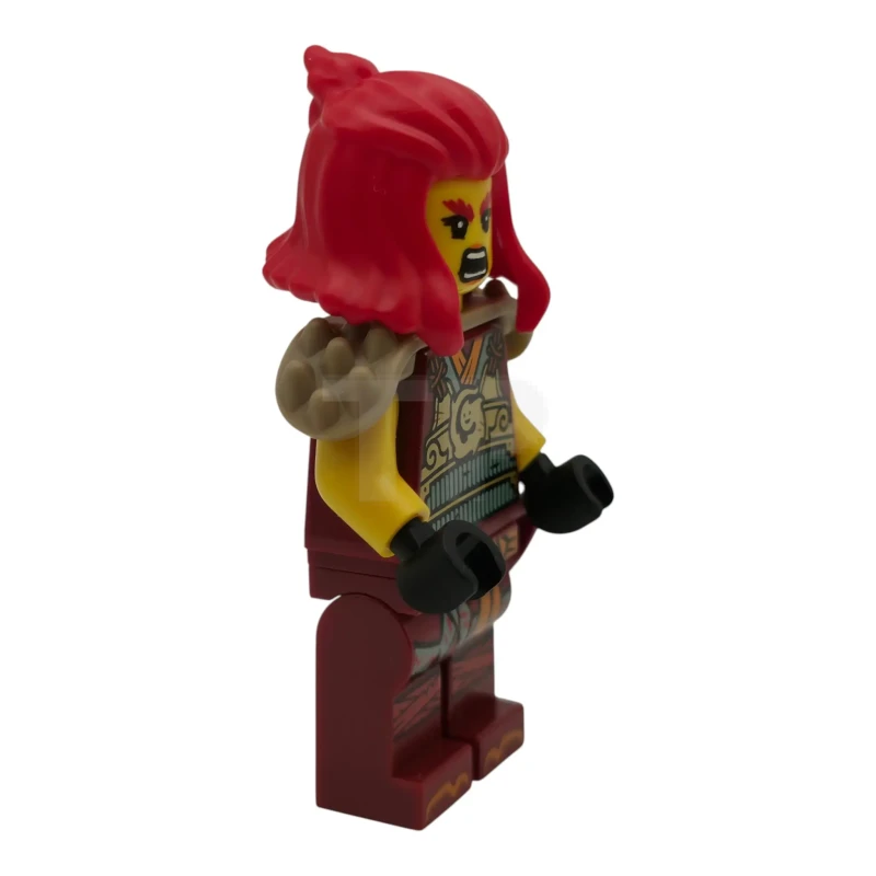 LEGO&reg; njo1081 Wyldfyre - Armadura de pecho dorada, hombreras y funda de cinturón