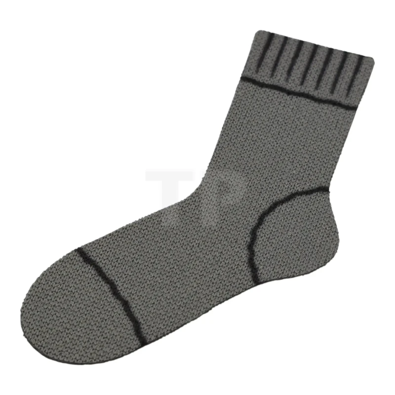 LEGO&reg; 6607956 - 117682 - Calzini in tessuto con motivo a cuciture nere - Tessuto spugnoso ed elastico
