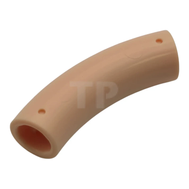 LEGO&reg; 6605048 - 7324 - Brick, Round Tube 1 x 1 d. 45 degrees Elbow Macaroni Half - Axle Hole