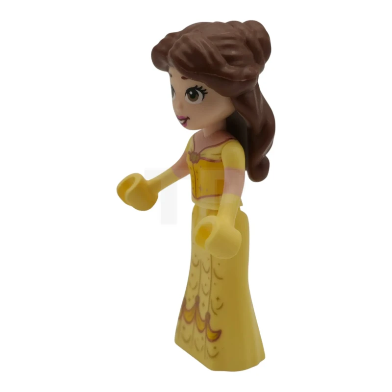 LEGO&reg; dp249 Belle - Mini Doll, Yellow and Bright Light Yellow Dress with Skirt Full Length, Gold Brooch