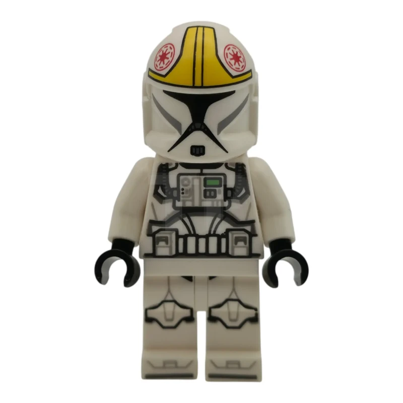 LEGO&reg; sw1425 Clone Trooper Pilot (Phase 1) - Yellow Markings, Nougat Head