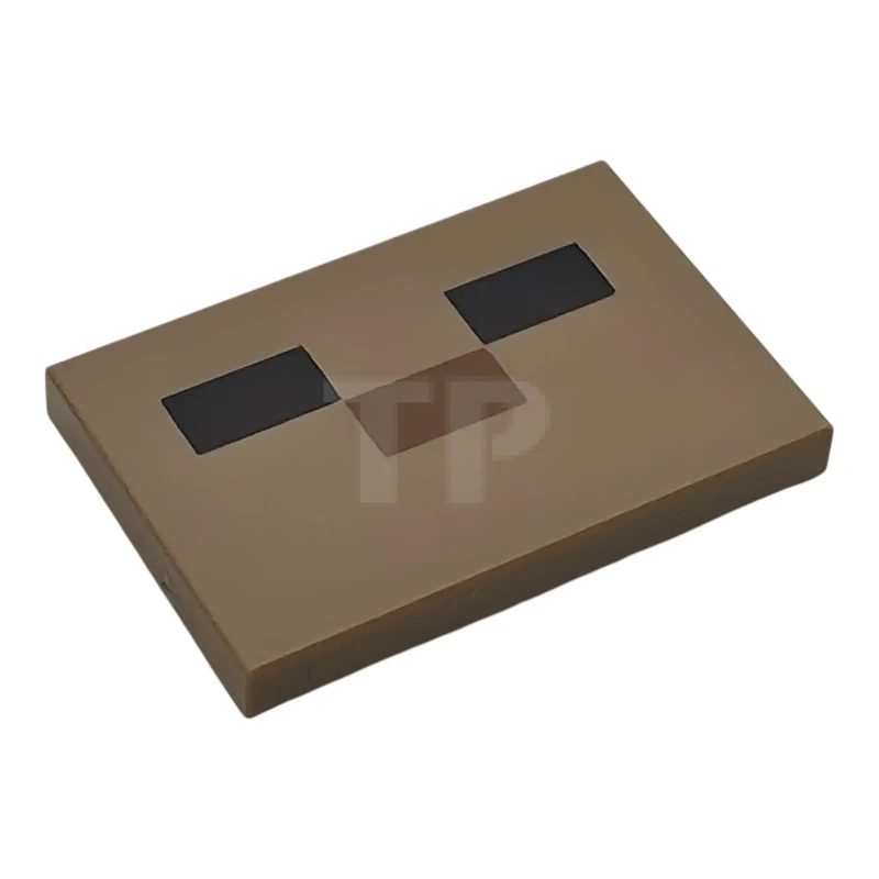 LEGO&reg; 6601187 - 26603pb619 - Tile 2 x 3 with Pixelated Baby Husk Face Pattern