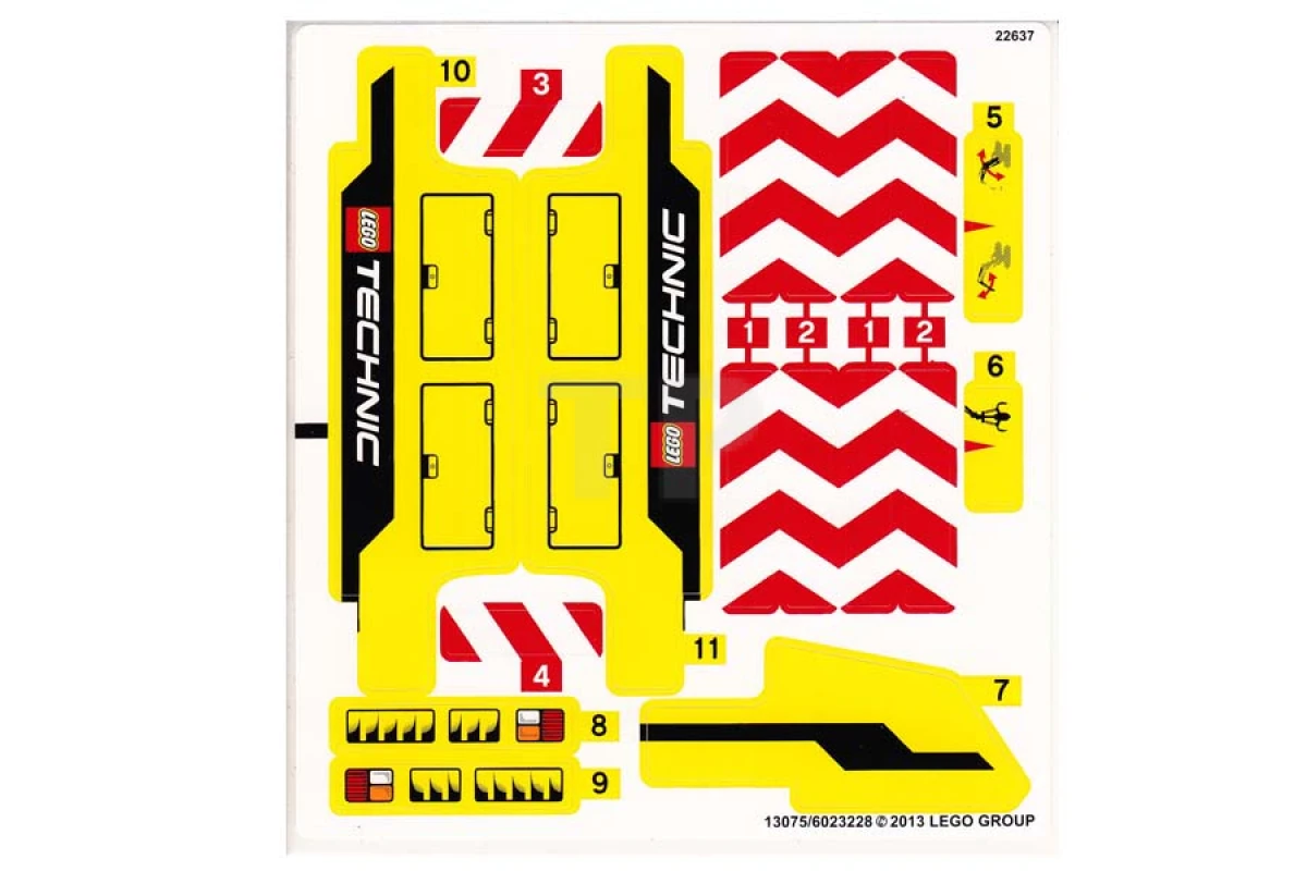 LEGO&reg; 6023228 - Sticker for Set 42006