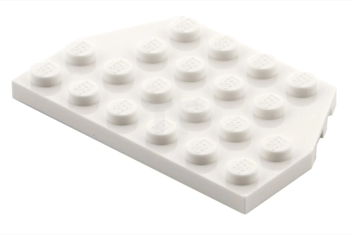 LEGO&reg; 4508408 - 32059 - Piastra 4 x 6 Cuneo - Taglio degli angoli