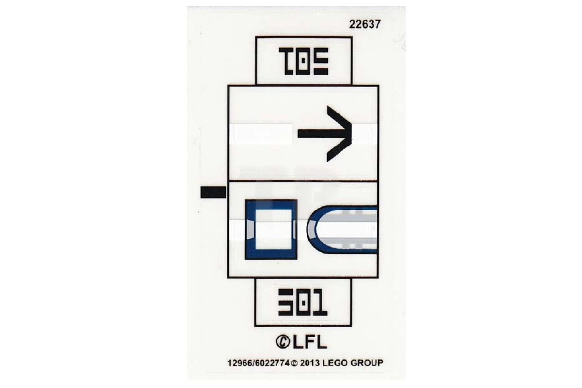 LEGO&reg; 6022774 - Sticker for Set 75002
