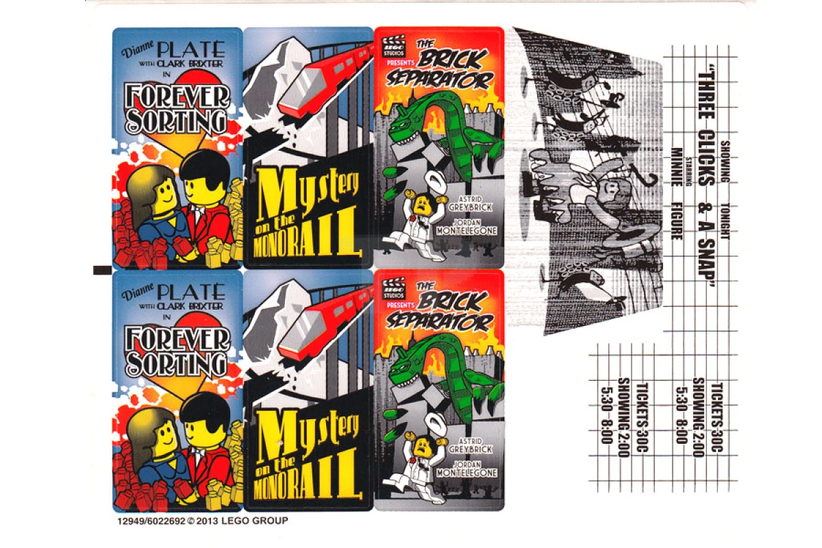 LEGO&reg; 6022692 - Sticker for Set 10232