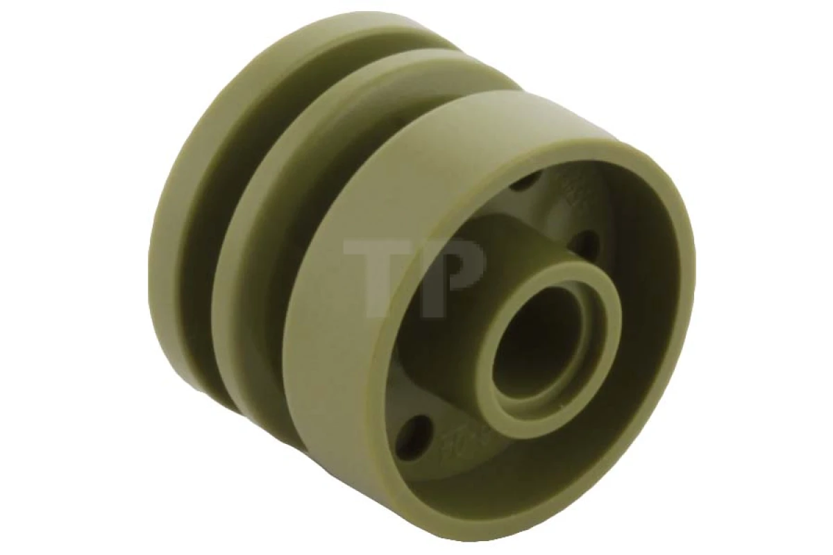 LEGO&reg; 6028102 - 55981 - Rueda 18 mm D. x 14 mm con agujero para pasador, pernos falsos y radios poco profundos