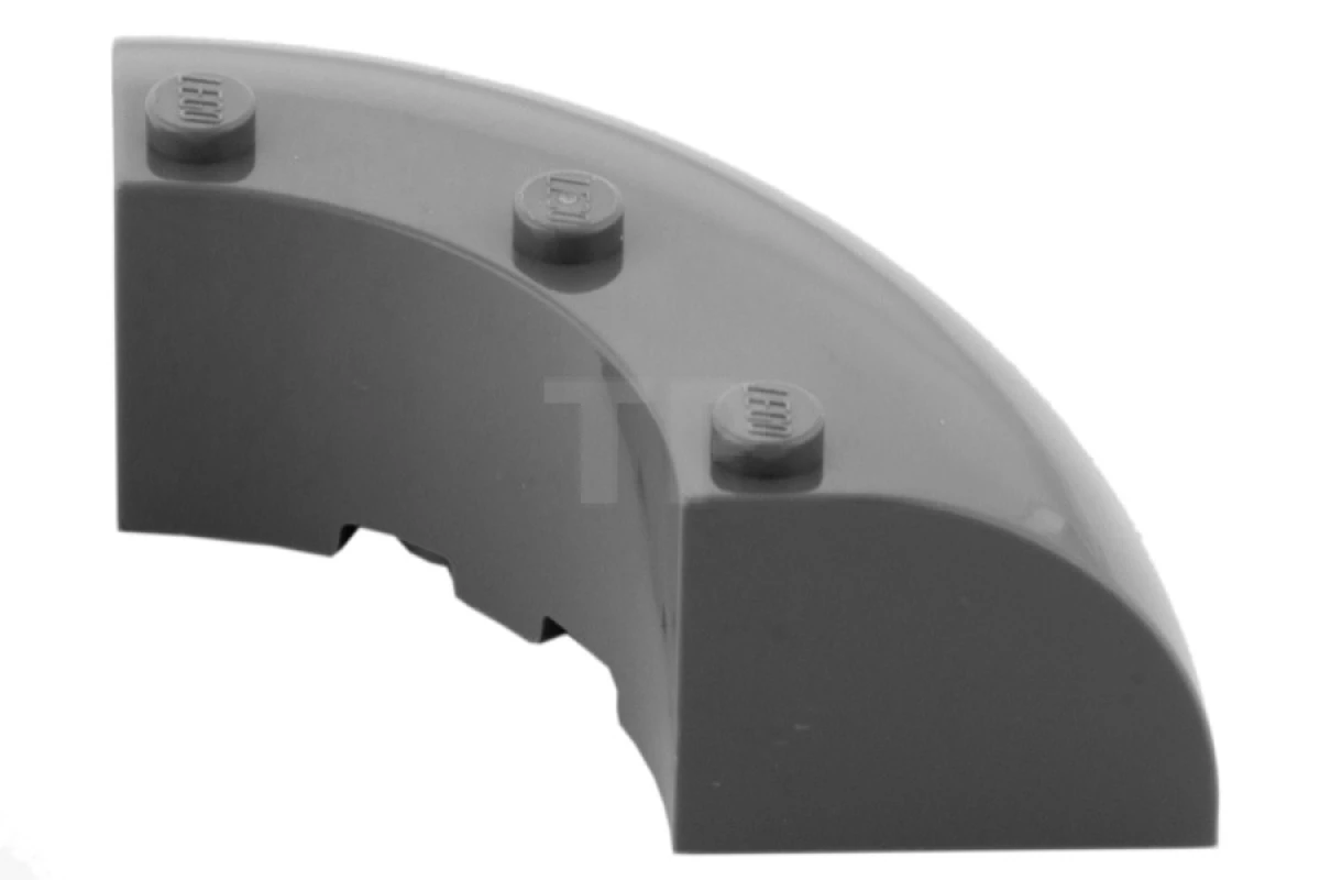 LEGO&reg; 4618311 - 87559 - Slope Spherical 6 x 6 Round Corner with Stubs