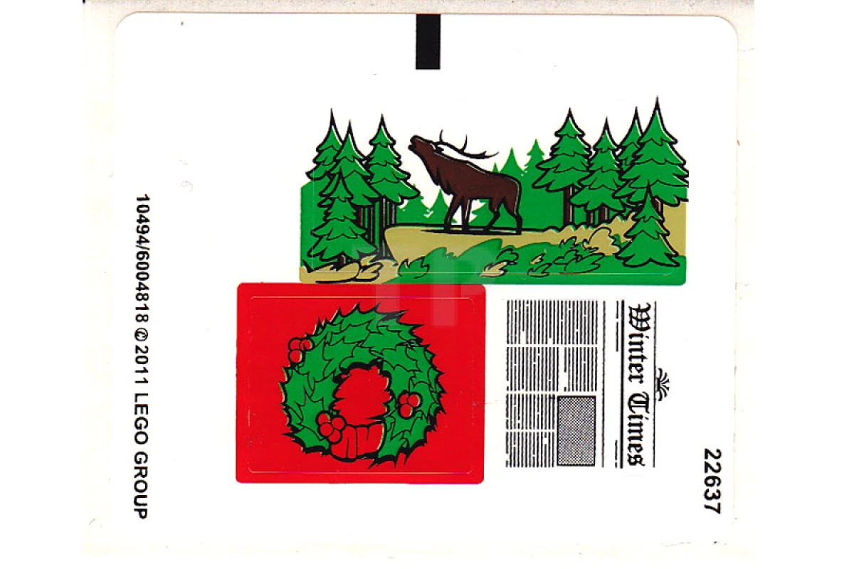 LEGO&reg; 6004818 - Sticker for Set 10229