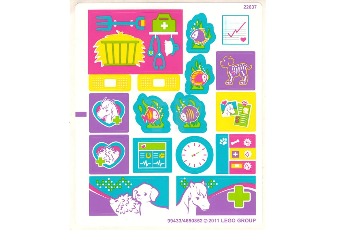 LEGO&reg; 4650852 - Sticker for Set 3188