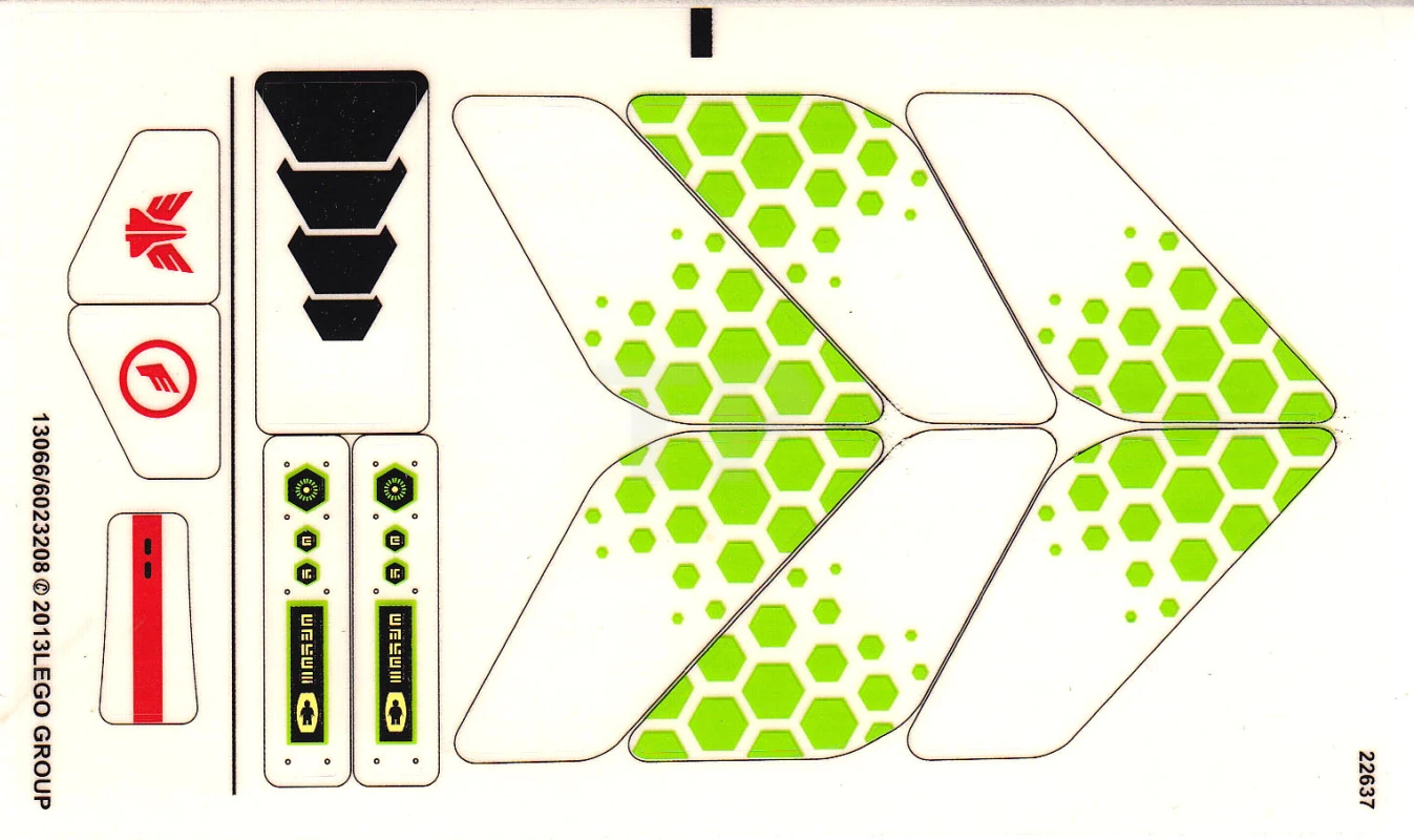 LEGO&reg; 6023208 - Sticker for Set 70702