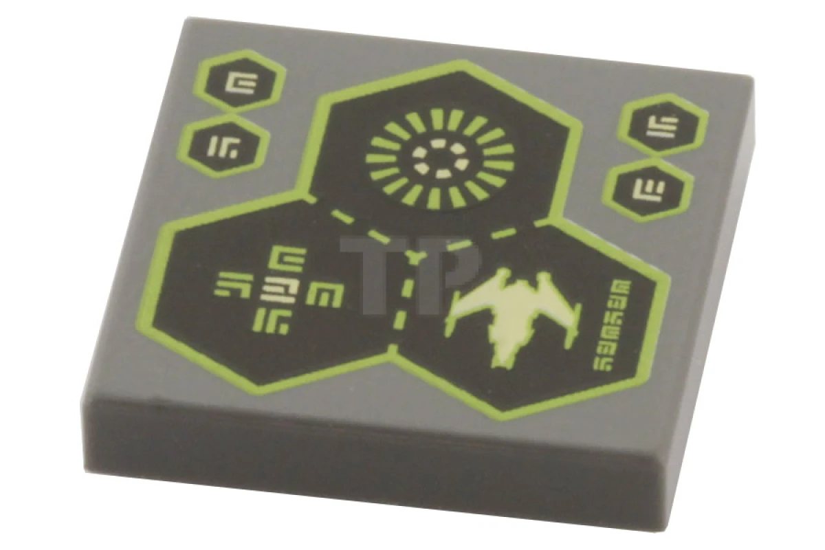 LEGO&reg; 6023436 - 3068pb0626 - Tile 2 x 2 with Hexagons Pattern