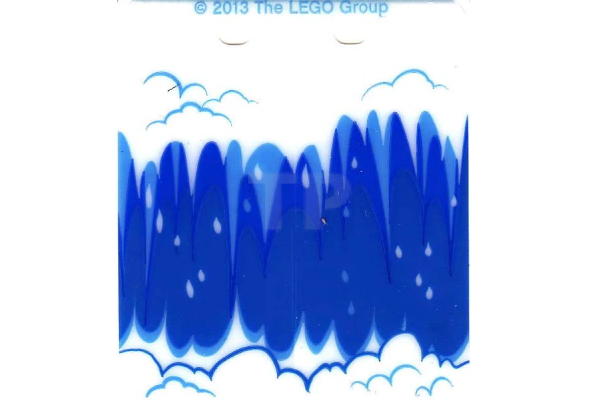LEGO&reg; 6038373 - 14309 - Plastic Backdrop 7 x 7 with Waterfall Pattern